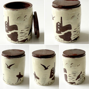 Small Tin Mine Surfer Jar