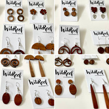 Load image into Gallery viewer, Wood Earrings £2 Clearance
