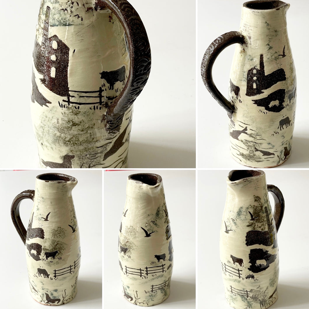 ‘Cornish Countryside’ Jug