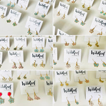 Load image into Gallery viewer, Flower/Butterfly DANGLES £1.50 Clearance
