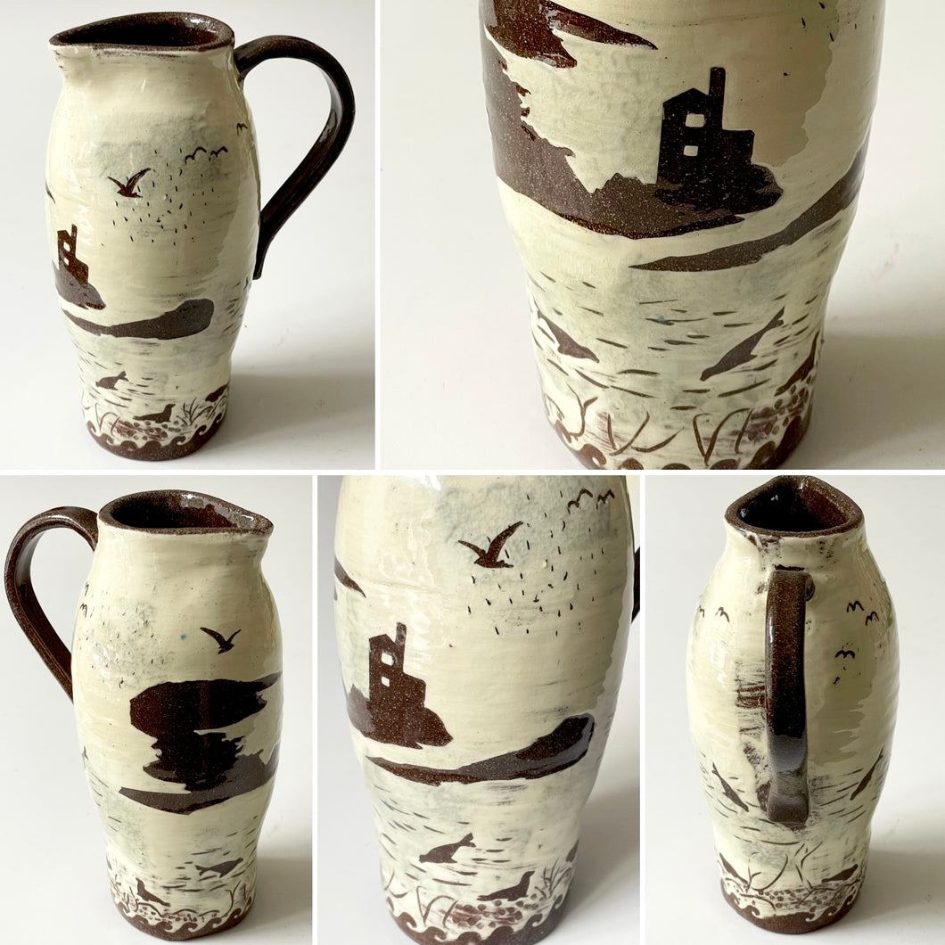 ‘Cornish sea’ Jug