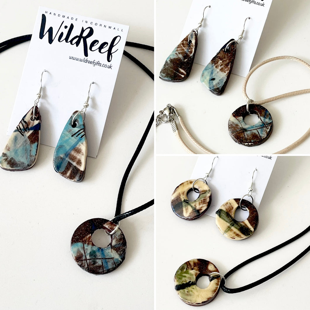 Terracotta Earrings & Pendant Sets
