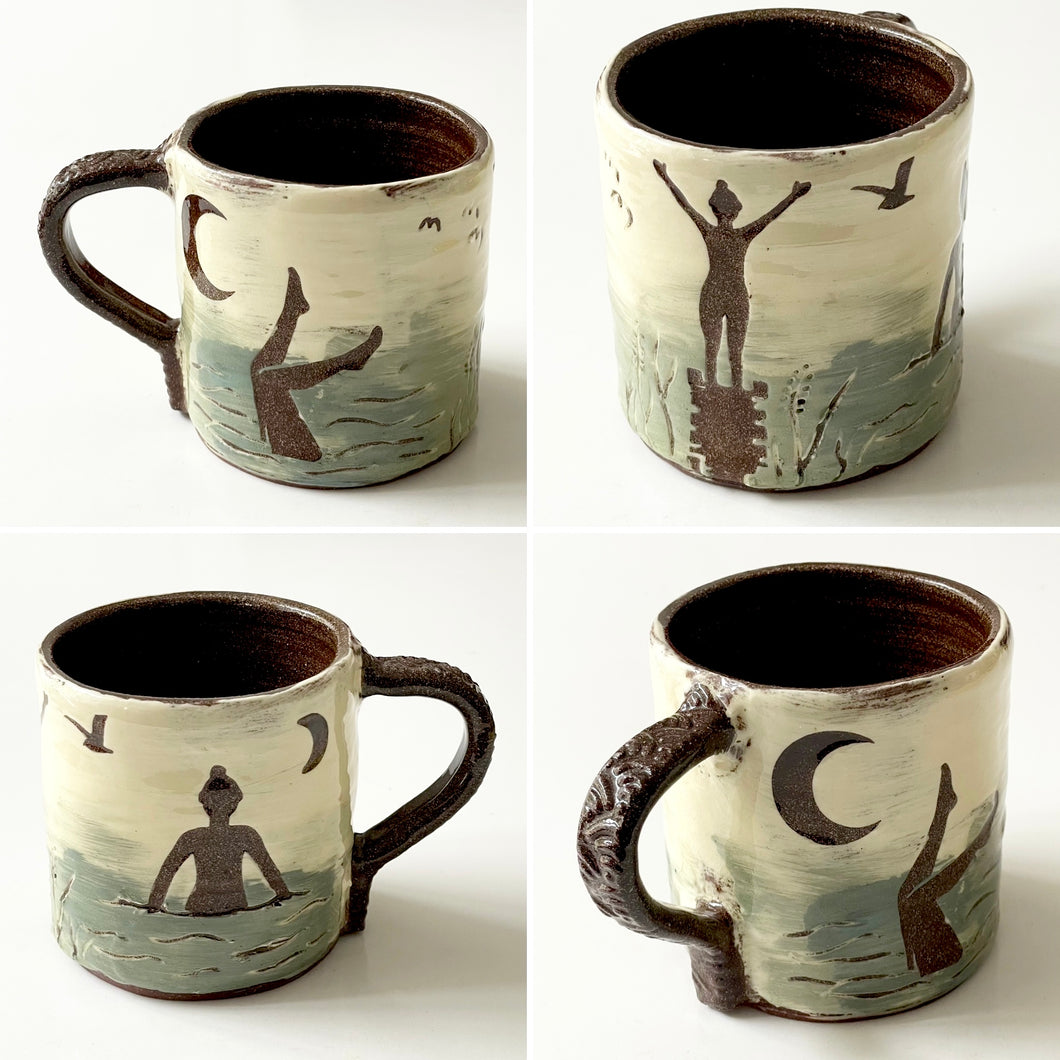 ‘Wild Swimmer Moonlight’ Mug