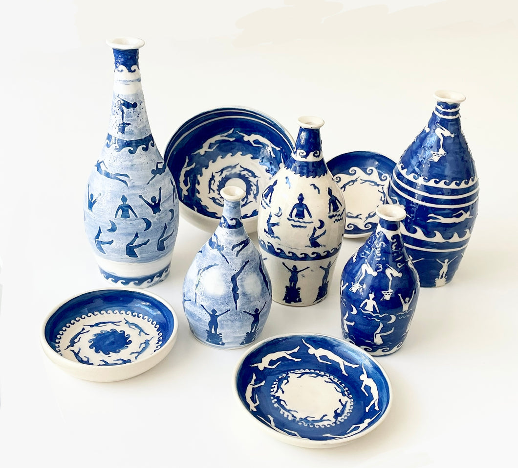 50% OFF Blue & White Wild Swim